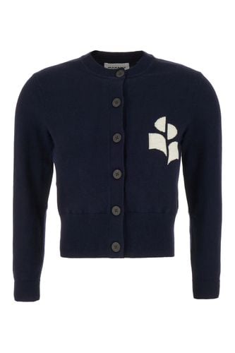 Midnight Blue Cotton Blend Cardigan - Marant Étoile - Modalova