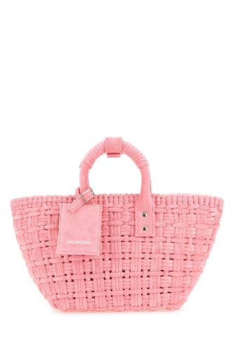 Pink Terry Fabric Bistro Xs Handbag - Balenciaga - Modalova