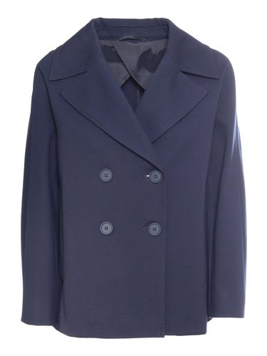 Double-breasted Long-sleeved Coat - Max Mara Studio - Modalova