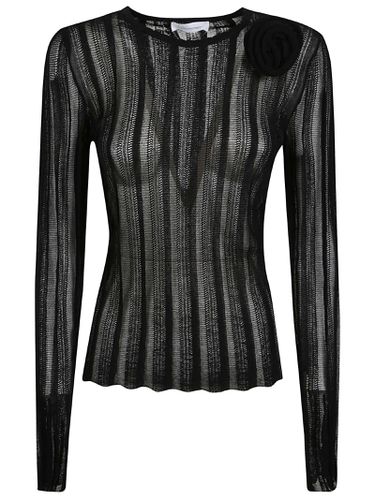 Semi-see-through Knit Jumper - Blumarine - Modalova