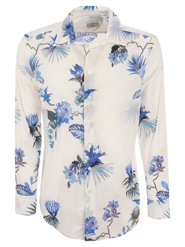 Cotton Shirt With Floral Print - Etro - Modalova