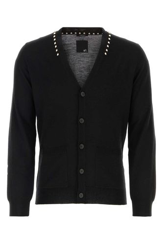 Black Wool Cardigan - Valentino Garavani - Modalova