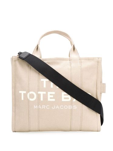 The Small Tote Tote Bag With Logo Print In Cotton Woman - Marc Jacobs - Modalova