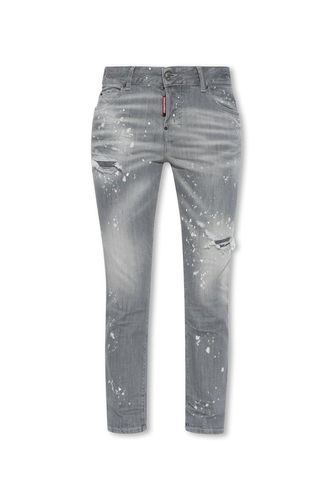 Distressed Cropped Jeans Dsquared2 - Dsquared2 - Modalova