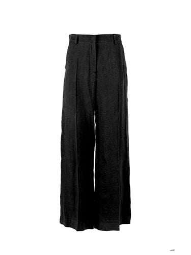 Black Linen Trousers - Weekend Max Mara - Modalova