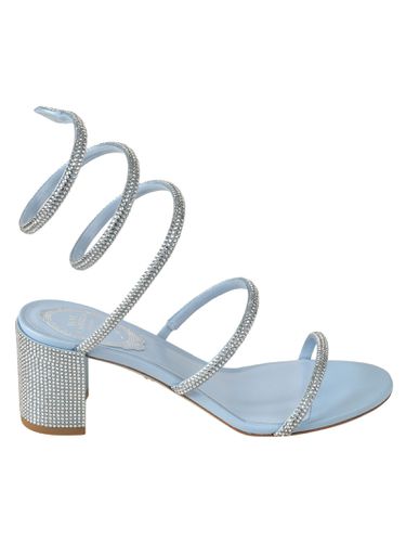 Block-heel Twister Strap Embellished Sandals - René Caovilla - Modalova