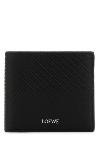 Loewe Black Leather Wallet - Loewe - Modalova