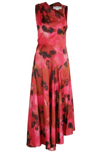 Sleeveless Draped Midi Dress - Victoria Beckham - Modalova