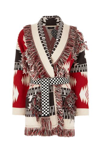 Alanui Embroidered Wool Cardigan - Alanui - Modalova