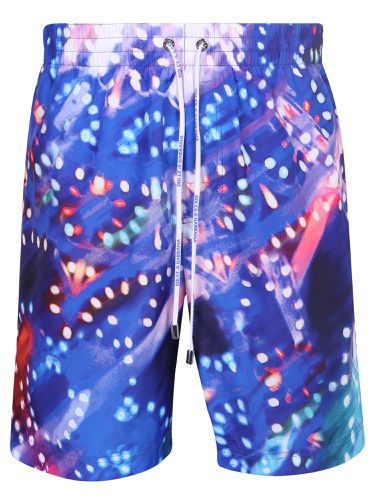 Luminarie Print Swim Shorts - Dolce & Gabbana - Modalova