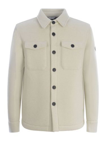 Shirt Jacket In Wool Blend - Manuel Ritz - Modalova