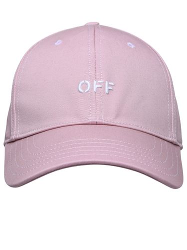 Off-White Pink Cotton Hat - Off-White - Modalova