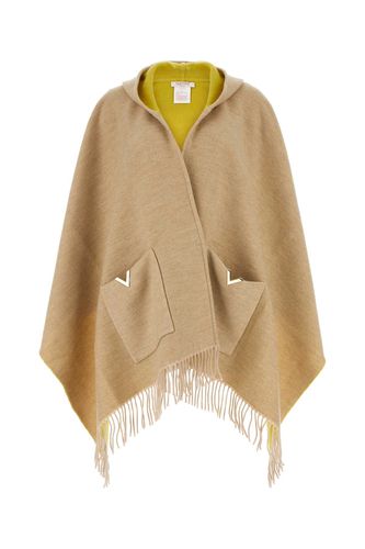 Sand Wool Blend Scarf - Valentino Garavani - Modalova