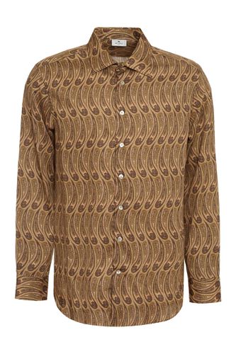 Etro Printed Cotton Shirt - Etro - Modalova