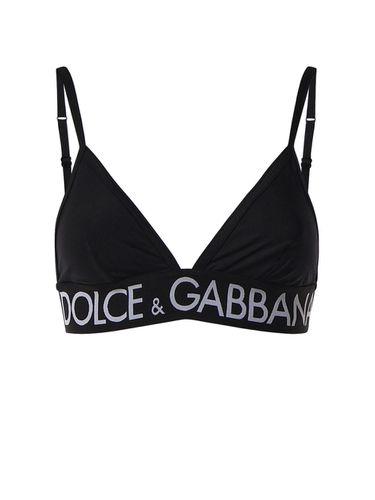 Triangle Top With Logo Band - Dolce & Gabbana - Modalova