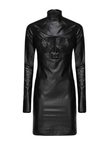 Short Dress With Front Cut-out - Versace Jeans Couture - Modalova