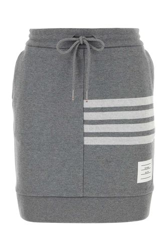 Thom Browne Grey Cotton Skirt - Thom Browne - Modalova