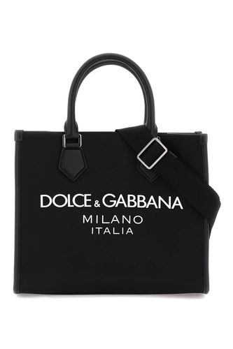 Nylon Small Tote Bag - Dolce & Gabbana - Modalova