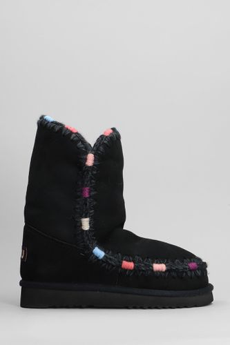 Eskimo 24 Low Heels Ankle Boots In Suede - Mou - Modalova