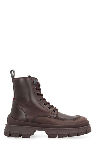 Hevea City Leather Lace-up Boots - Moncler - Modalova