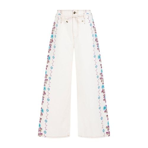 Floral-printed Wide-leg Stretched Jeans - Etro - Modalova