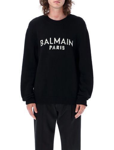 Balmain Knit Logo Sweater - Balmain - Modalova