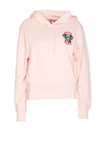 Kenzo Elephant Logo Hoodie - Kenzo - Modalova