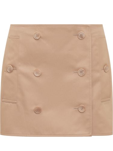 Gabardine Trench Mini Skirt - Burberry - Modalova