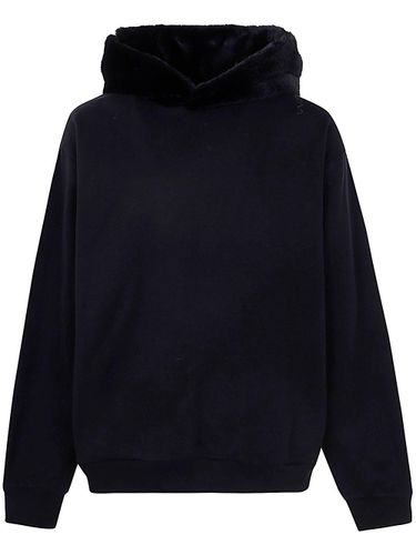 Marni Long Sleeved Faux-fur Hoodie - Marni - Modalova