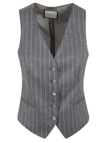 Tagliatore Pinstripe 5 Button Vest - Tagliatore - Modalova