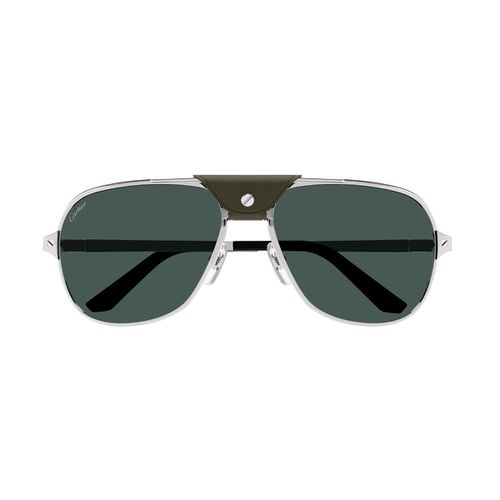 Ct0165s Santos De Cartier 012 Sunglasses - Cartier Eyewear - Modalova