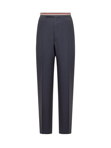 Thom Browne Trousers With Tricolor - Thom Browne - Modalova