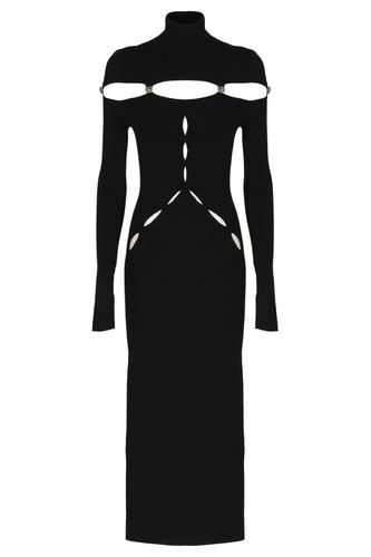 High-neck Cut Out Dress - Versace Jeans Couture - Modalova