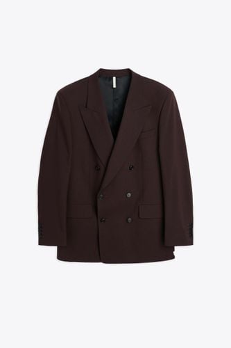 Db Blazer Brown wool double-breasted blazer with peak lapel - DB Blazer - Sunflower - Modalova