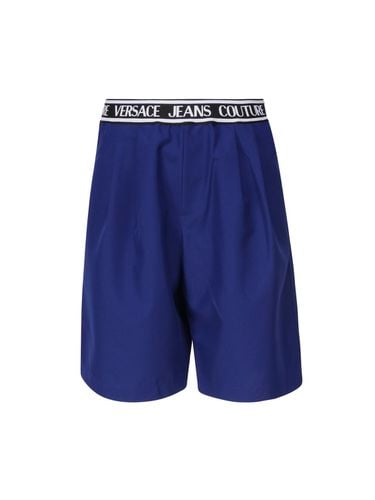 Shorts With Logo Band - Versace Jeans Couture - Modalova