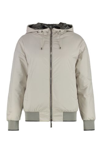 Becka Hooded Bomber-style Down Jacket - Moorer - Modalova