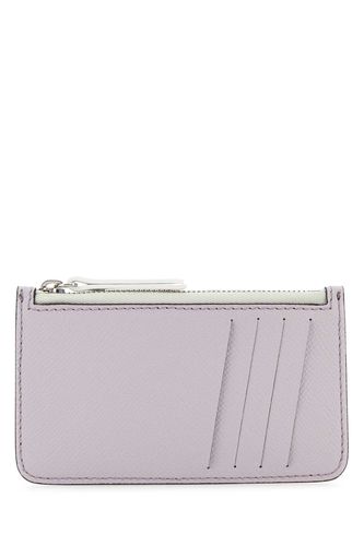 Lilac Leather Card Holder - Maison Margiela - Modalova