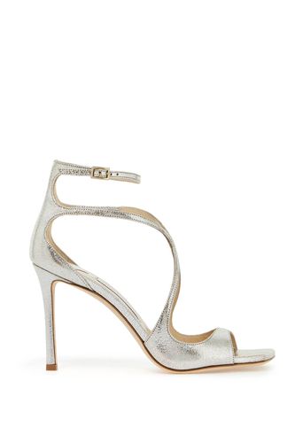 Azia Laminate Leather Sand - Jimmy Choo - Modalova