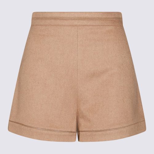 Max Mara Camel Wool Shorts - Max Mara - Modalova