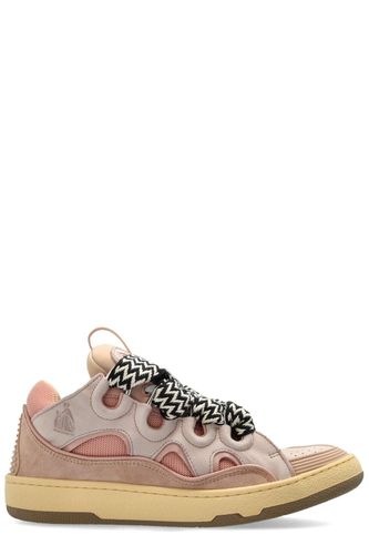 Curb Round Toe Lace-up Sneakers - Lanvin - Modalova