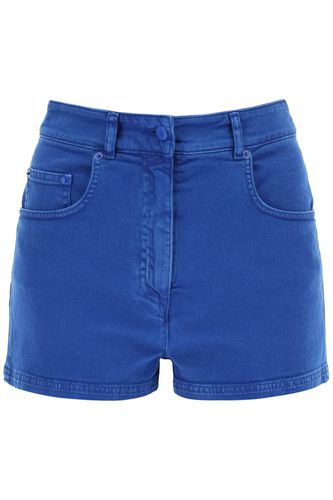 Moschino Garment Dyed Denim Shorts - Moschino - Modalova