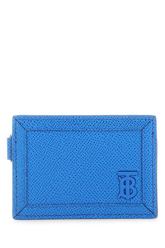 Turquoise Leather Card Holder - Burberry - Modalova