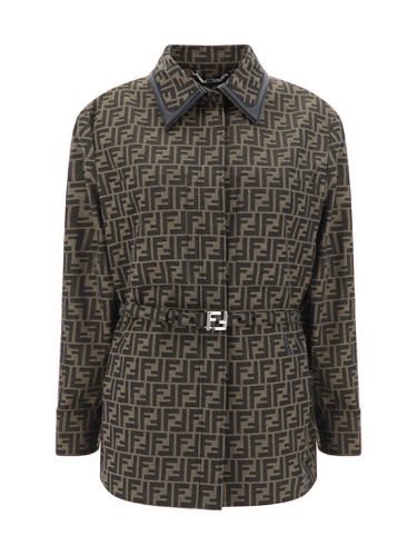 Fendi Embroidered Canvas Shirt - Fendi - Modalova