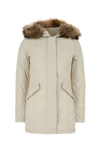 Ivory Polyester Luxury Arctic Down Jacket - Woolrich - Modalova