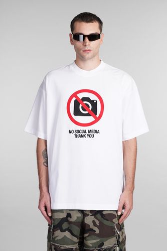 VETEMENTS T-shirt In White Cotton - VETEMENTS - Modalova