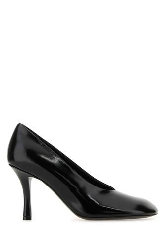 Burberry Black Leather Baby Pumps - Burberry - Modalova