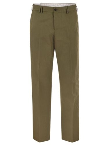 Michael - Straight-leg Cotton Linen Trousers - PT Torino - Modalova