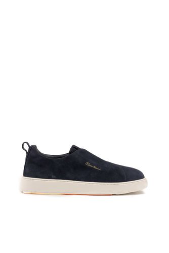 Santoni Suede Sneakers - Santoni - Modalova