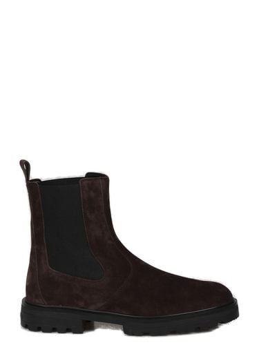 Hogan Elastic Sided Velvet Boots - Hogan - Modalova