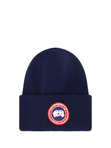 Artic Disc Blue Wool Beanie - Canada Goose - Modalova